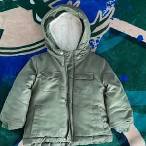 Boys 18month fur lined parka